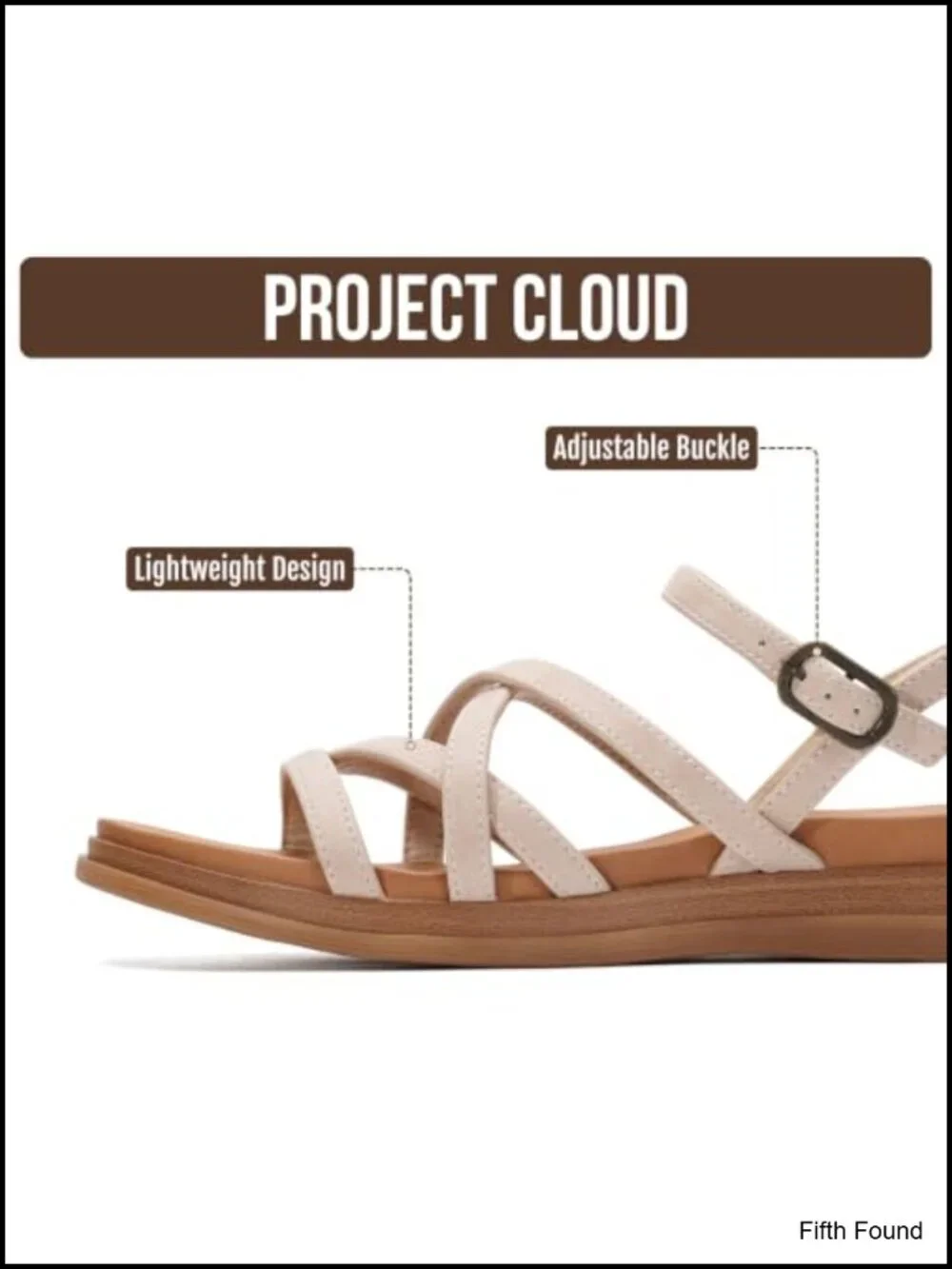 Wedge Sandals Platform Plush Insole Strappy Slingback Buckle Boho Casual Leather